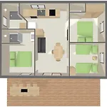 Zecamping 4 Familial Avec Pataugeoire Et Jacuzzi Alpesi faház *